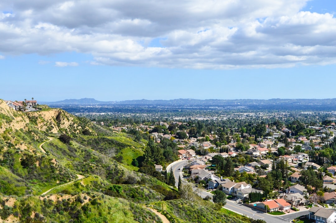 Aerial view of Apple Valley, California