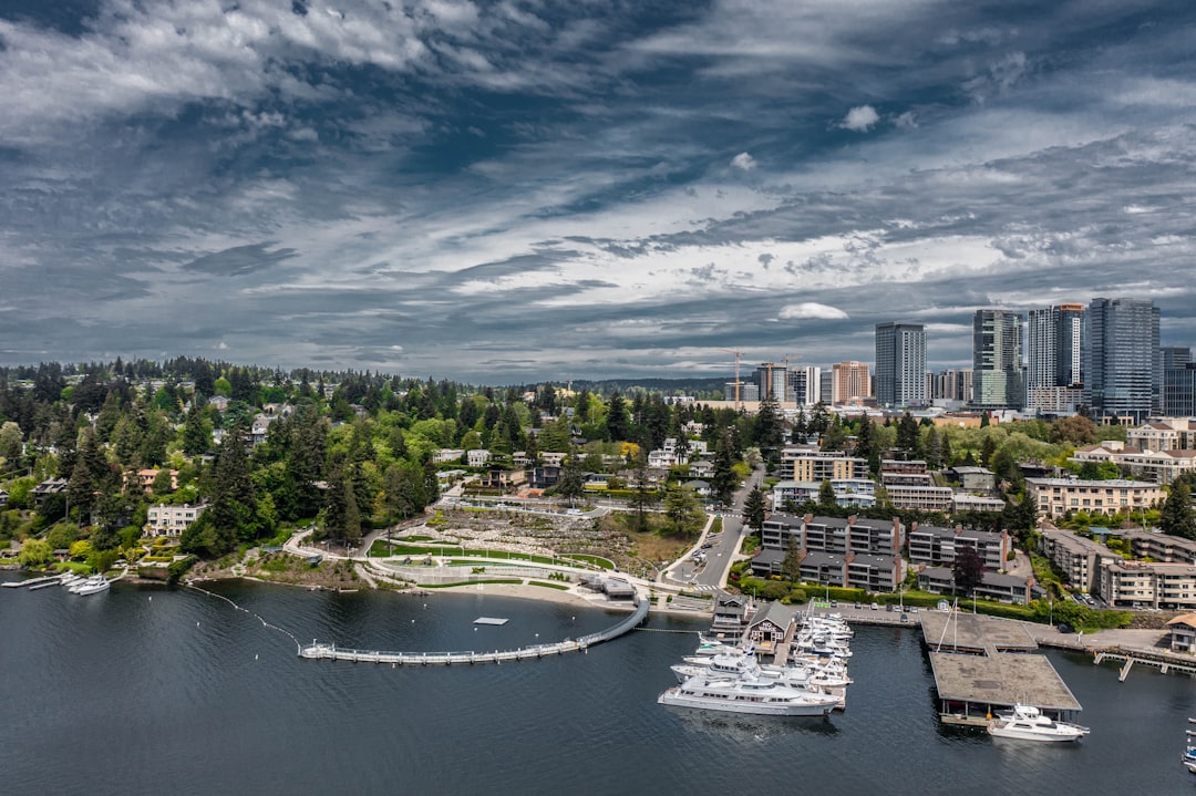 Aerial view of Bellevue, Washington
