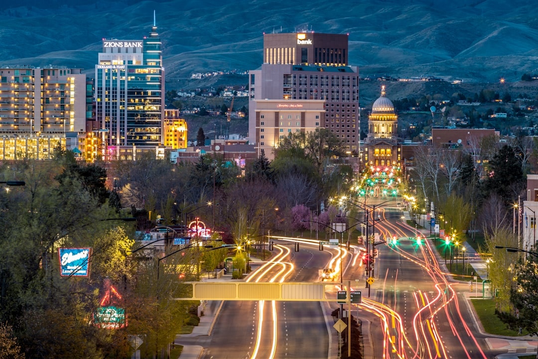 Aerial view of Boise, Idaho