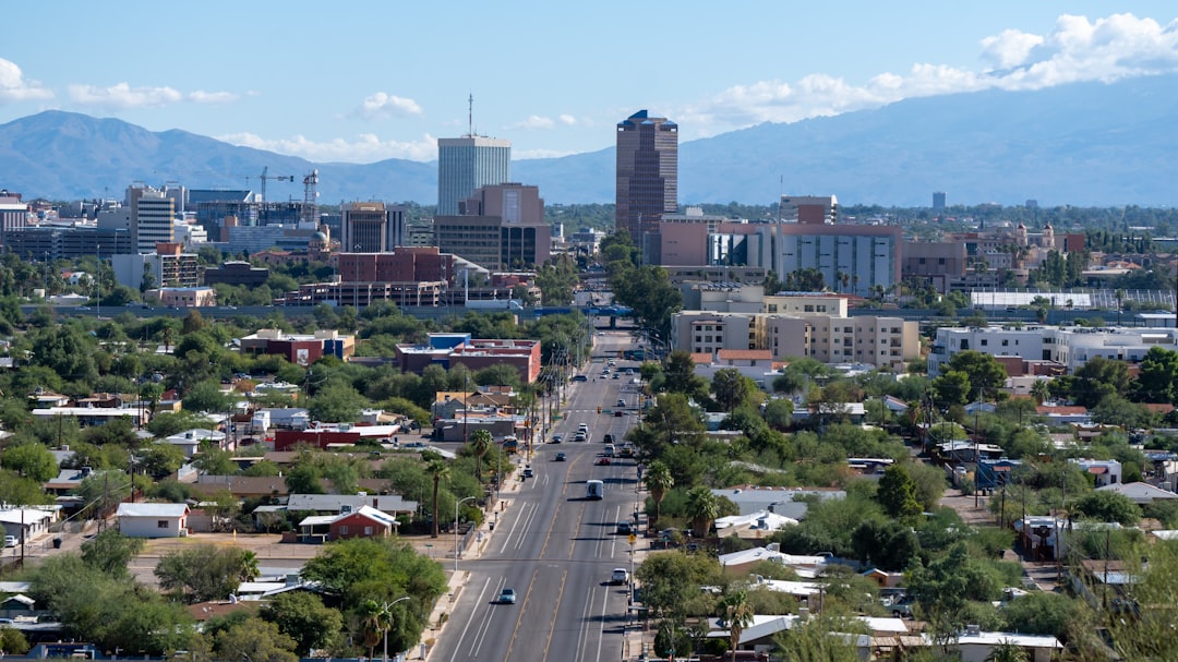 Aerial view of Casa Grande, Arizona