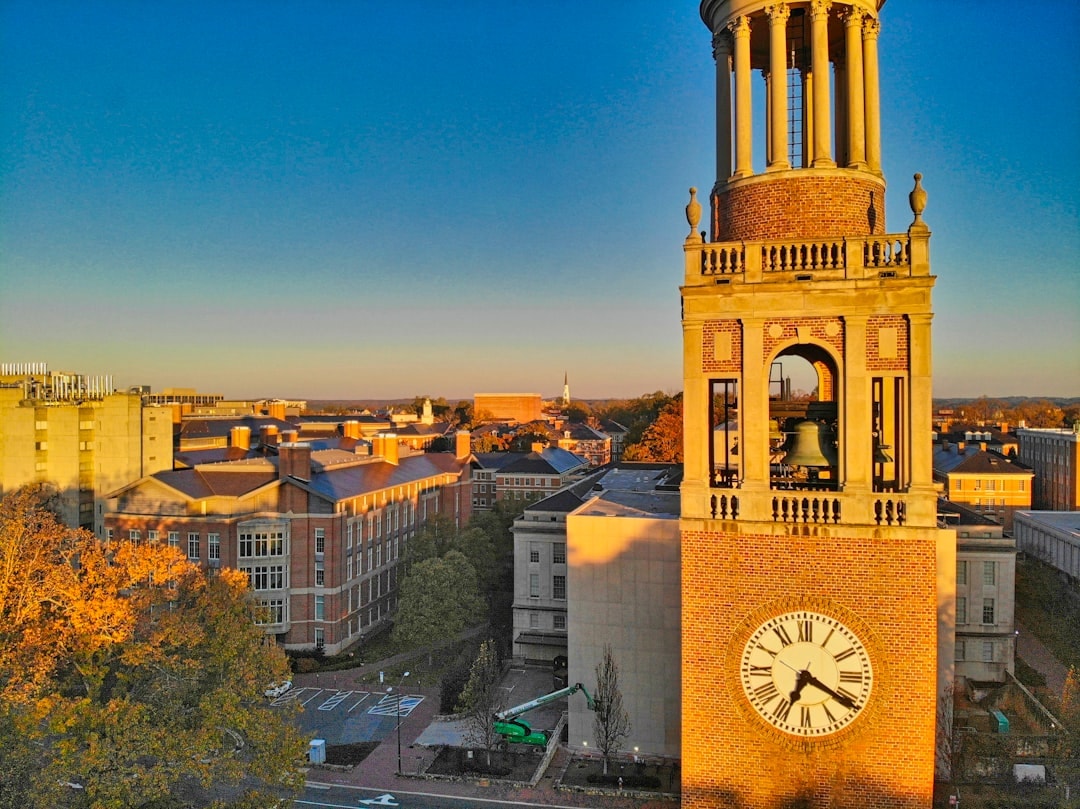 Aerial view of Chapel Hill, North Carolina