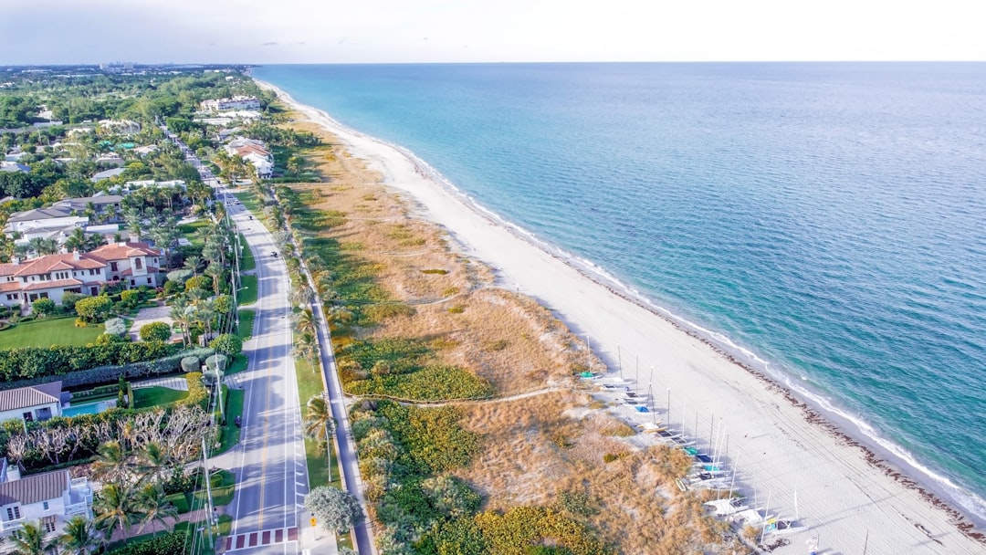 Aerial view of Delray Beach, Florida