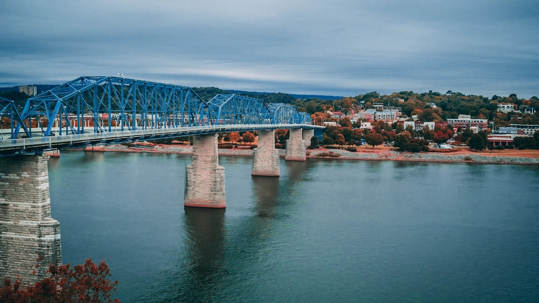 Aerial view of East Chattanooga, Tennessee