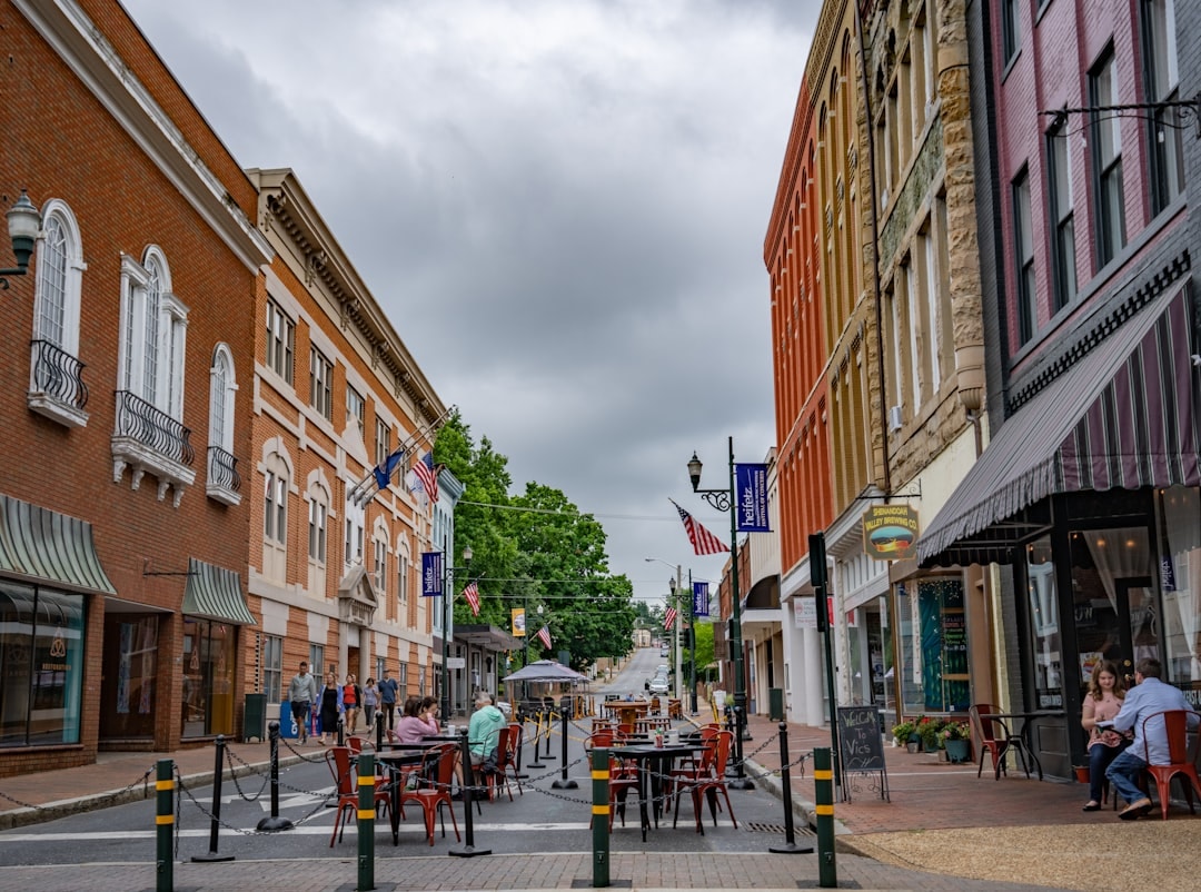 Aerial view of East Hampton, Virginia