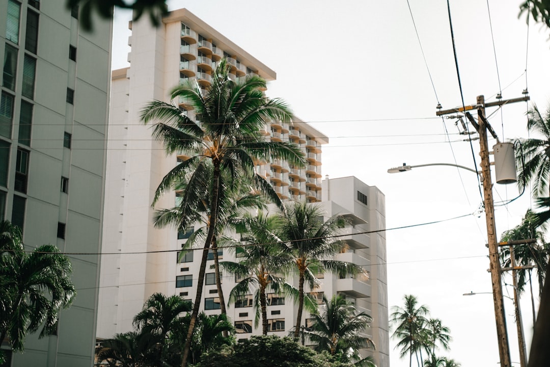 Aerial view of East Honolulu, Hawaii
