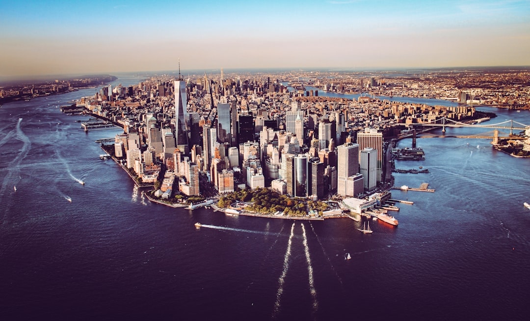 Aerial view of East New York, New York