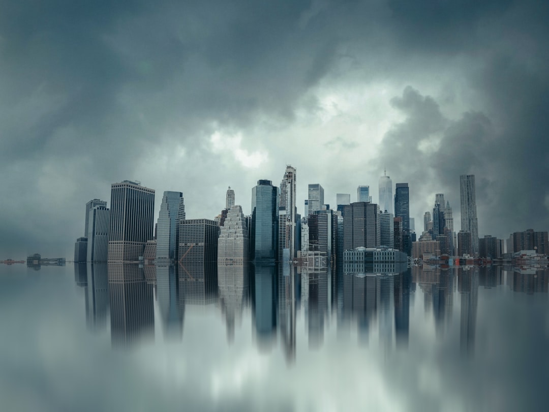 Aerial view of Manhattan, New York