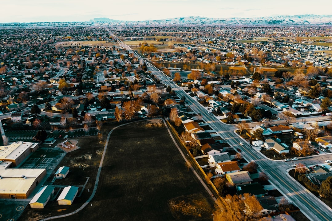 Aerial view of Meridian, Idaho