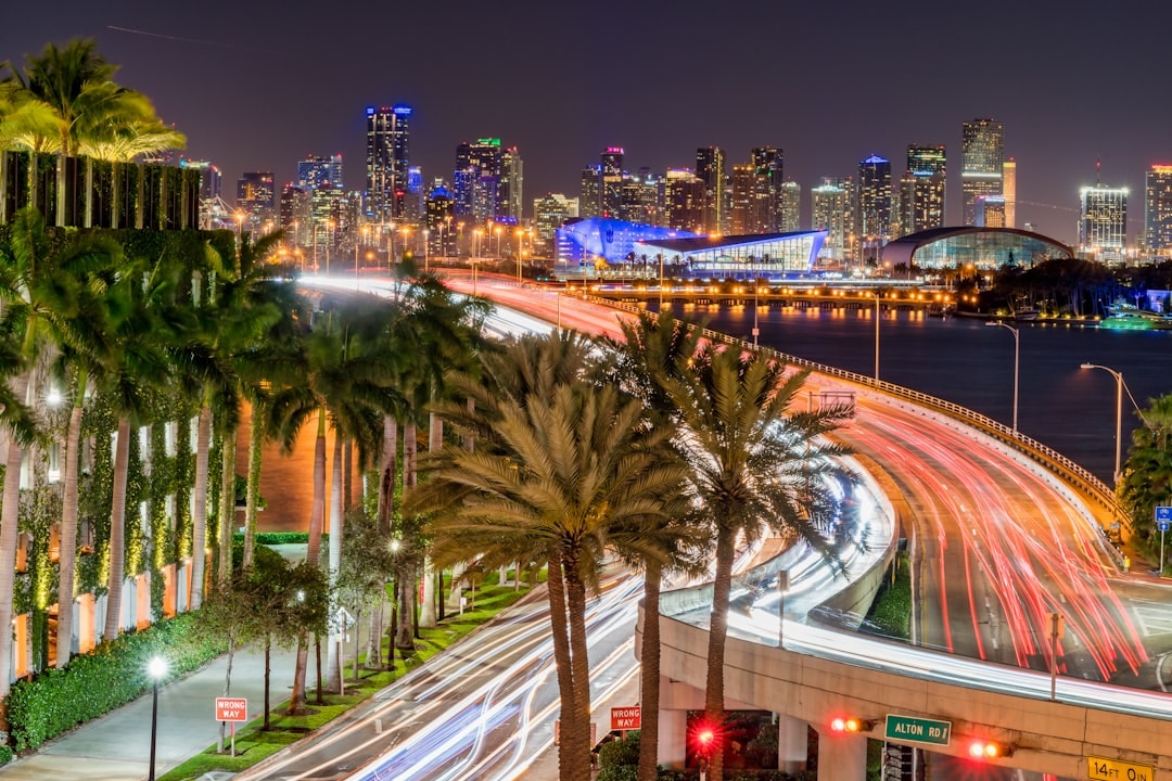 Aerial view of Miami Beach, Florida