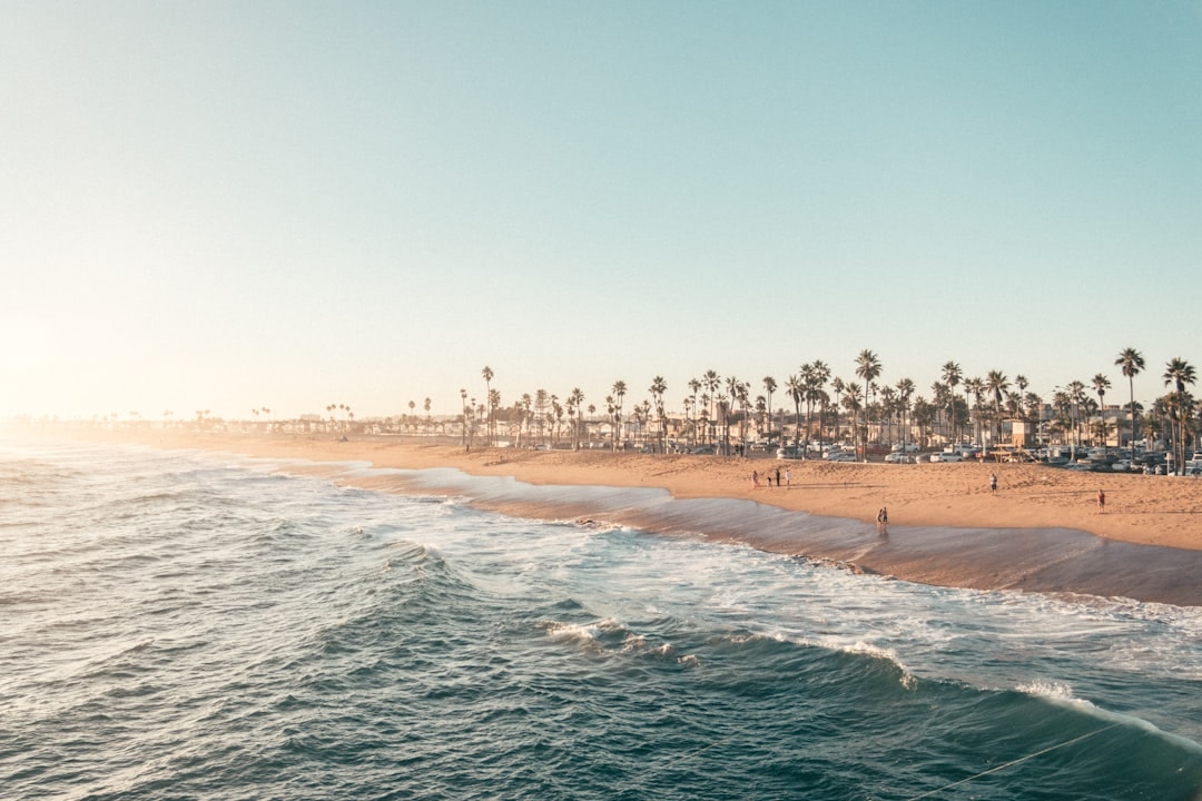 Aerial view of Newport Beach, California