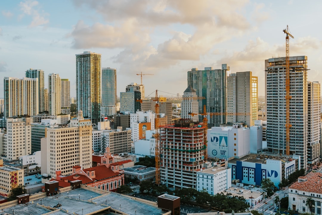 Aerial view of North Miami, Florida