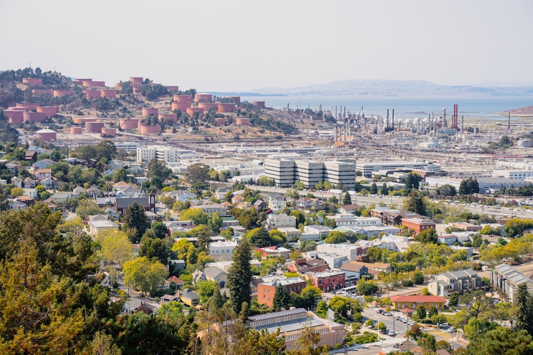 Aerial view of Richmond, California