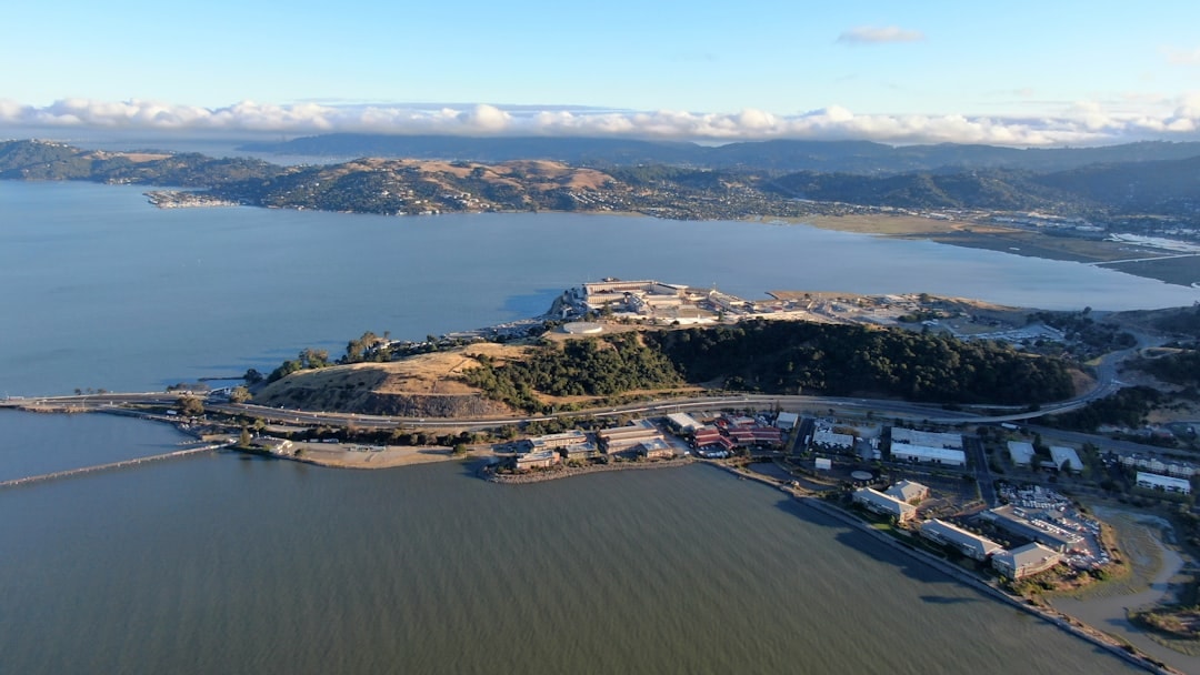 Aerial view of San Rafael, California