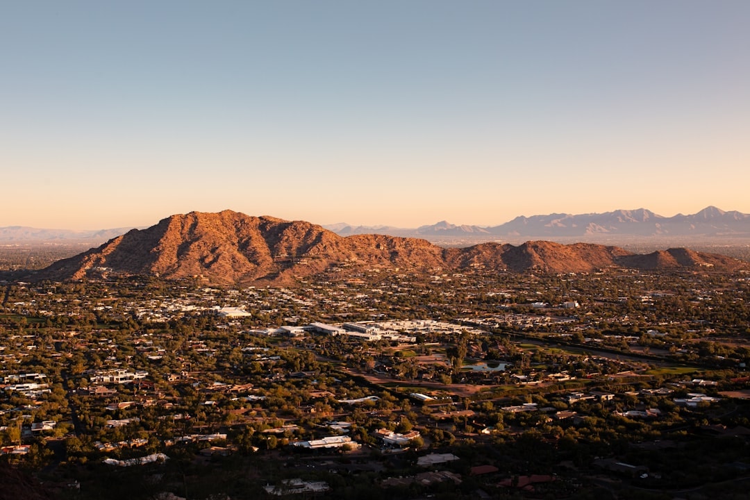Aerial view of Scottsdale, Arizona