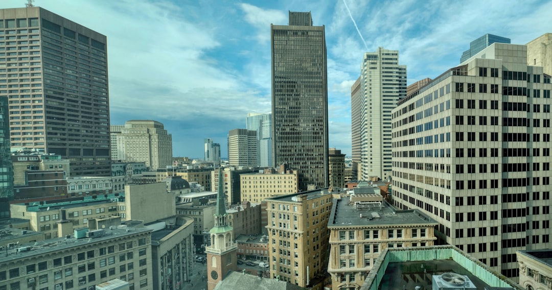 Aerial view of South Boston, Massachusetts