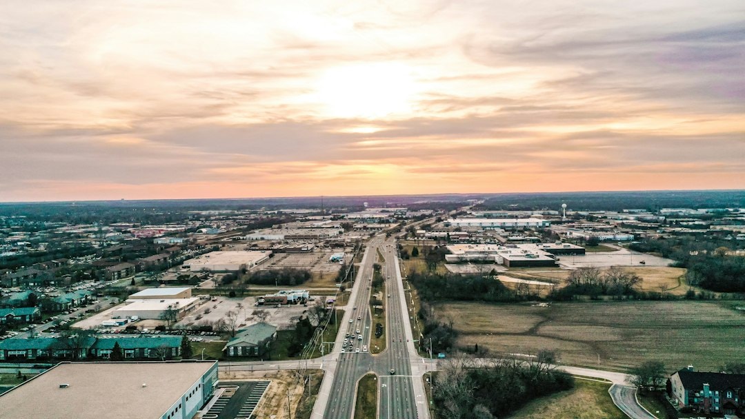 Aerial view of South Lawndale, Illinois