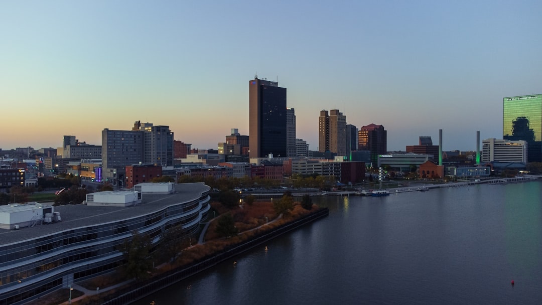 Aerial view of Toledo, Ohio