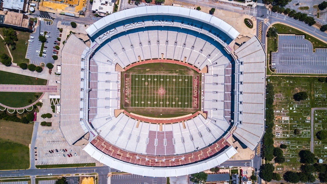Aerial view of Tuscaloosa, Alabama