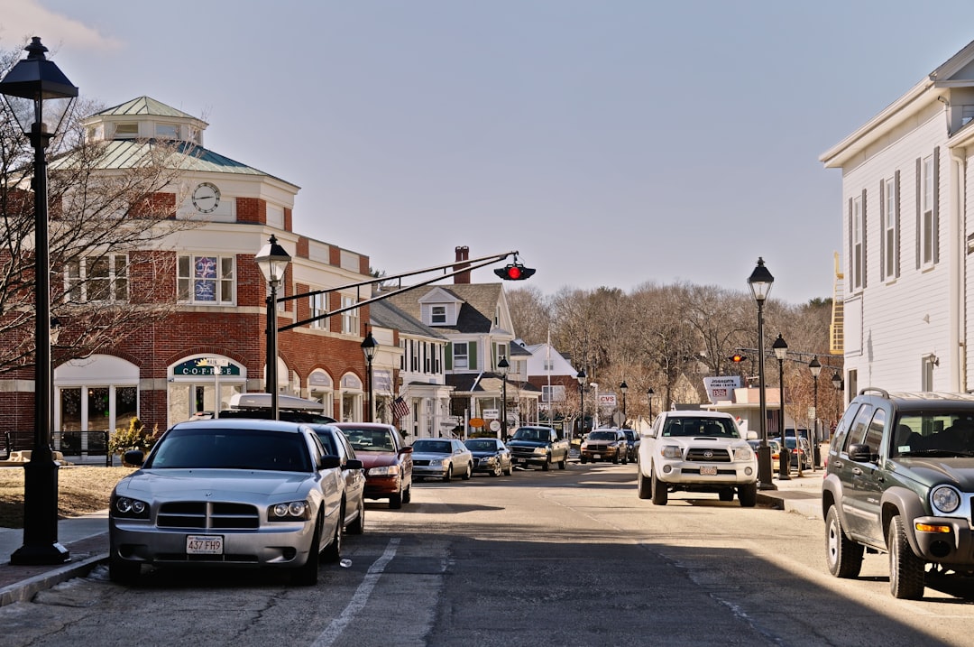 Aerial view of Waltham, Massachusetts