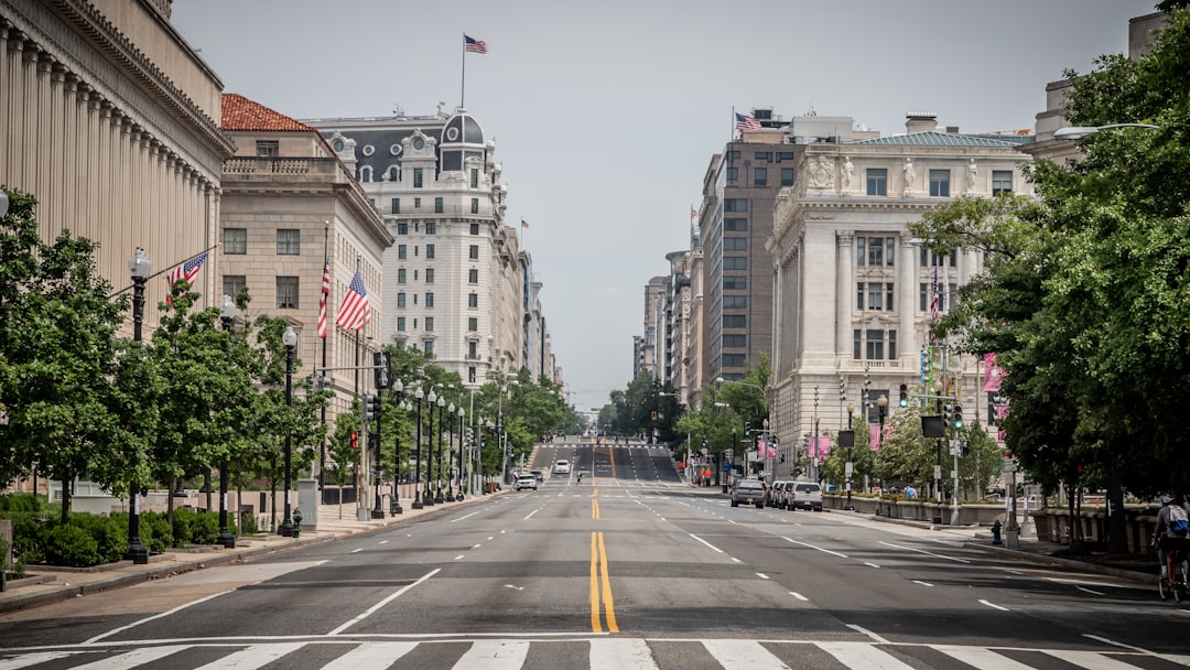 Aerial view of Washington, D.C., District of Columbia