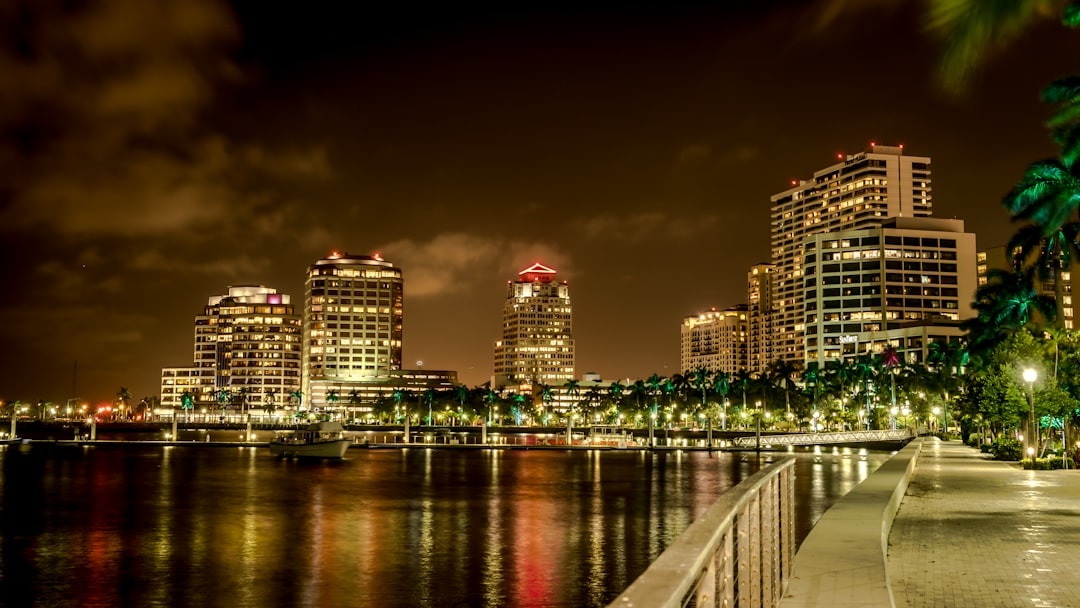 Aerial view of West Palm Beach, Florida