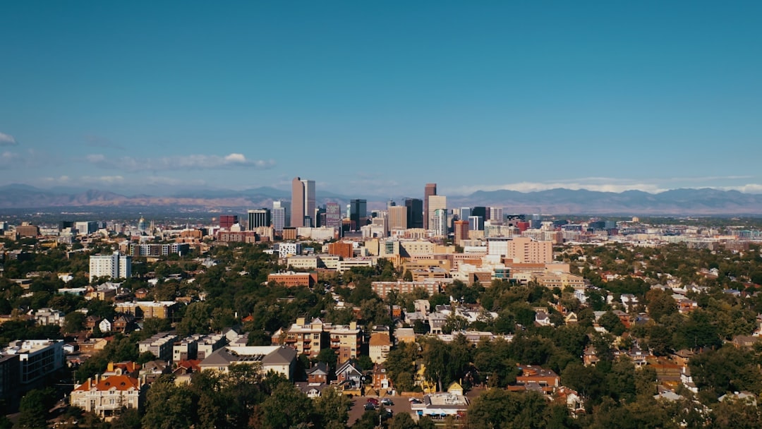 Aerial view of Denver, Colorado