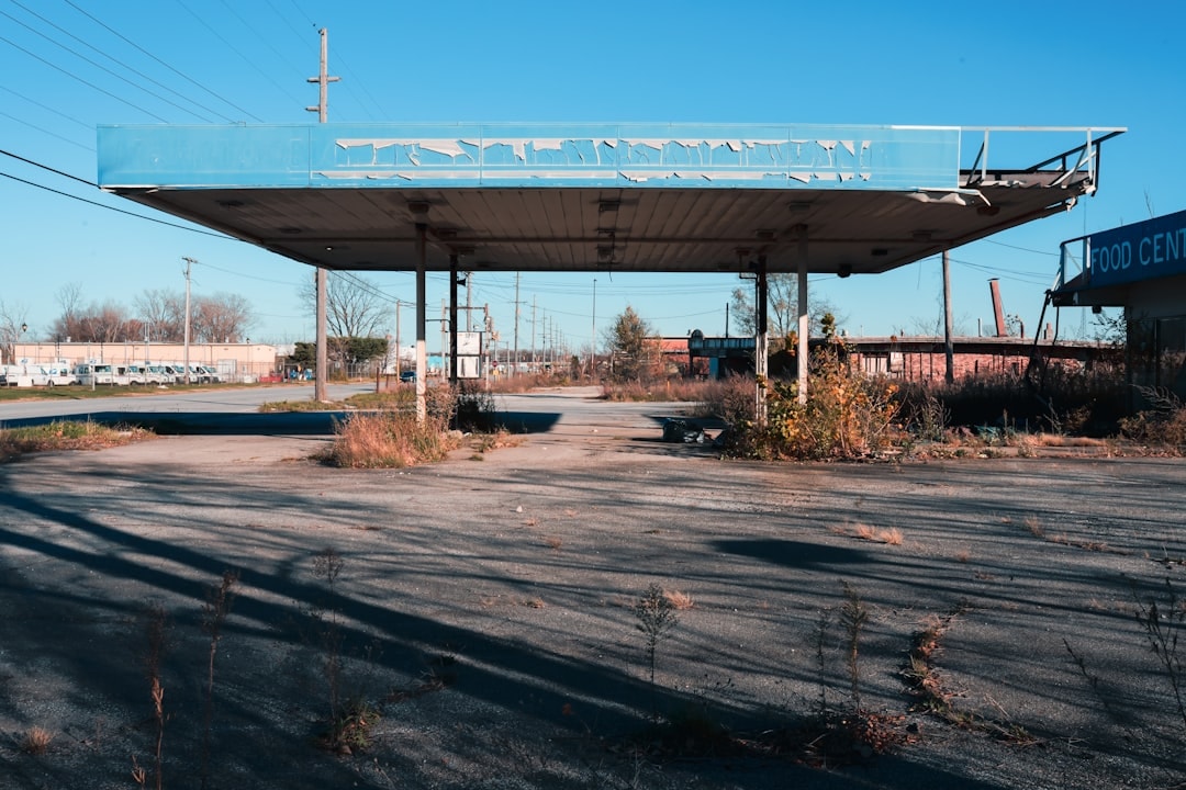 Aerial view of Gary, Indiana