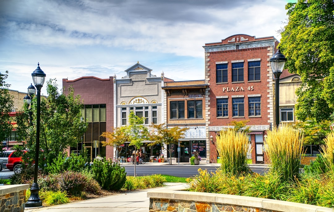 Aerial view of Logan, Utah