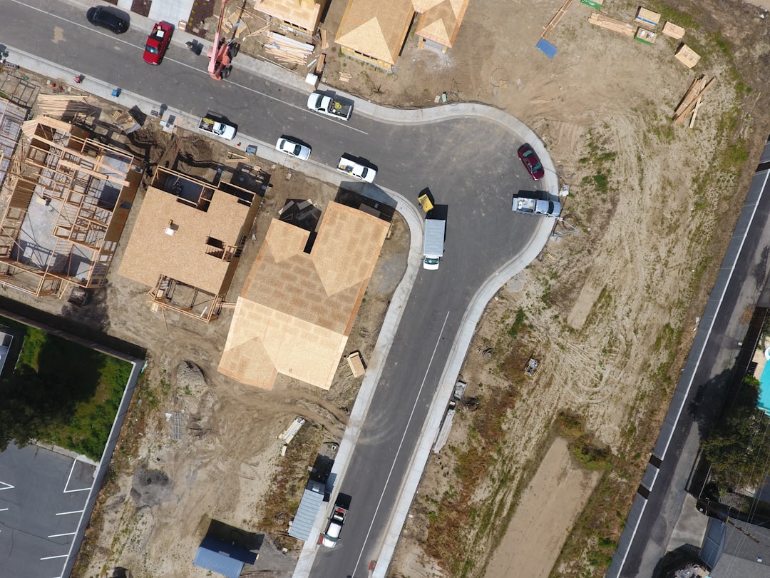 Aerial view of Modesto, California